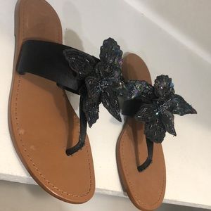 Joan & David, Vero Cuoio, fabric upper 9.5